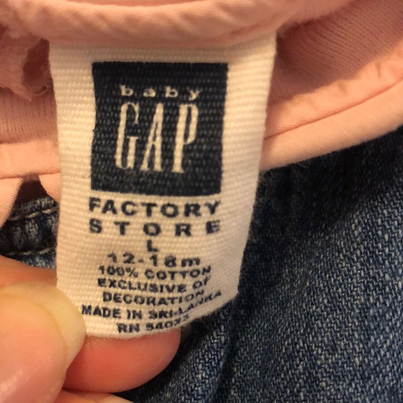 👶Baby Gap Long Sleeved Two Piece Dress Matching Set (12-18Mo)👧 - Picture 4 of 8